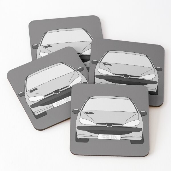 Item preview, Peugeot 206 silver color designed and sold by EdimDesign.