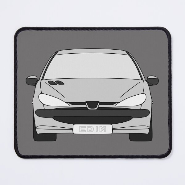 Item preview, Peugeot 206 silver color designed and sold by EdimDesign.