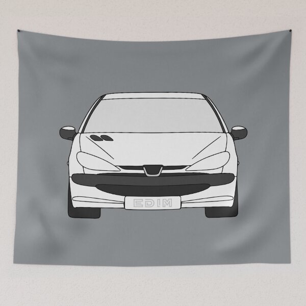 Item preview, Peugeot 206 white color designed and sold by EdimDesign.