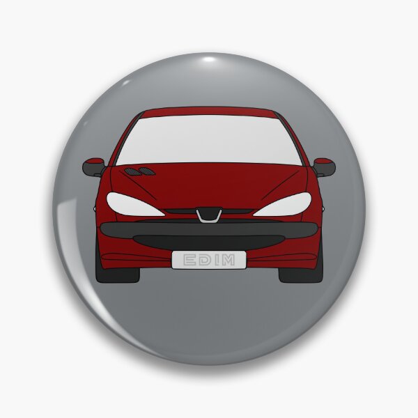 Item preview, Peugeot 206 burgundy color designed and sold by EdimDesign.
