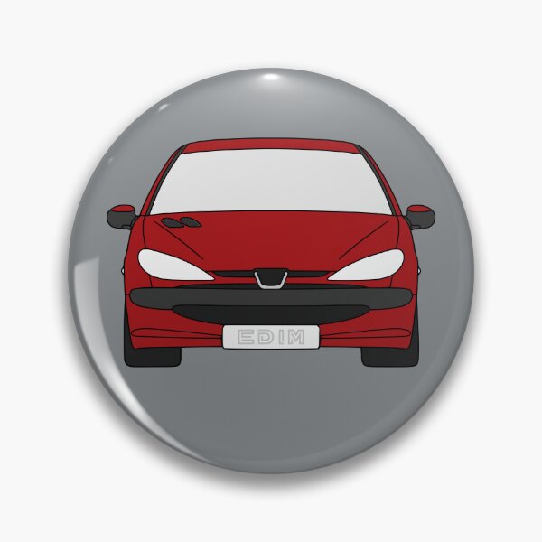 Item preview, Peugeot 206 garnet red color designed and sold by EdimDesign.