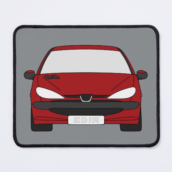 Item preview, Peugeot 206 garnet red color designed and sold by EdimDesign.