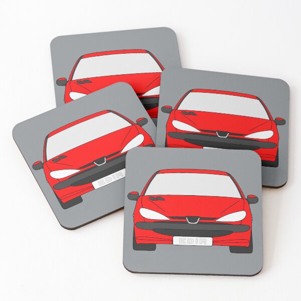 Item preview, Peugeot 206 passion red color designed and sold by EdimDesign.