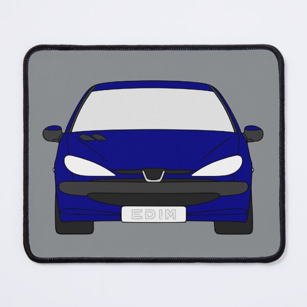 Item preview, Peugeot 206 blue color designed and sold by EdimDesign.