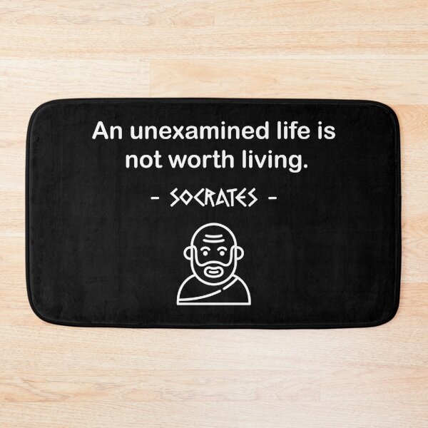 Item preview, An Unexamined Life Is Not Worth Living - Socrates designed and sold by pomak.