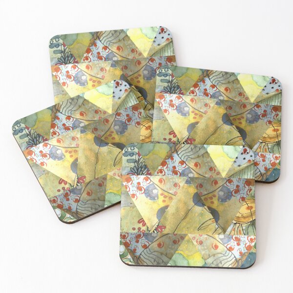 Item preview, Geometric Abstract Painting Design Repeat designed and sold by NancyMerkle.