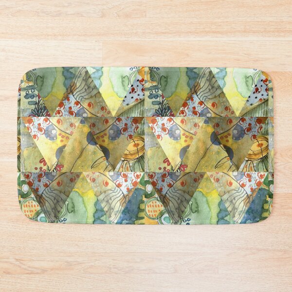 Item preview, Geometric Abstract Painting Design Repeat designed and sold by NancyMerkle.