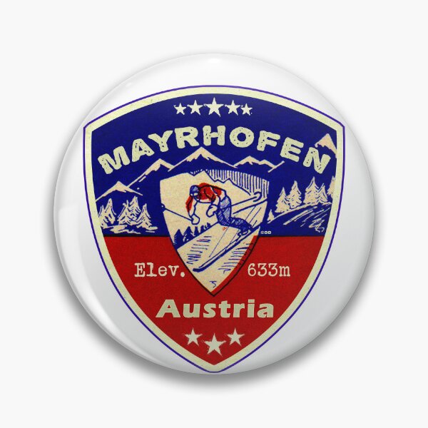 Item preview, Mayrhofen Austria Skiing Ski Mountains Skier designed and sold by DESTINATIONS DECAL.