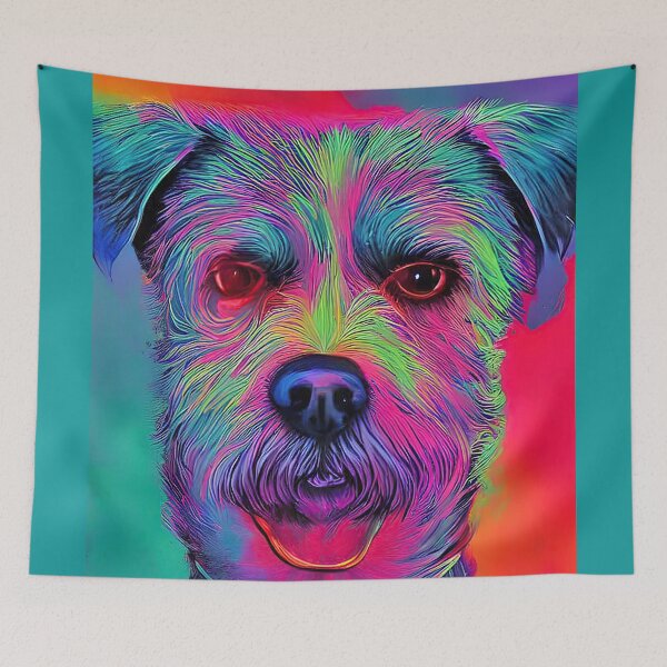 Item preview, Abstract Dog Contemporary Modern Artwork designed and sold by davidelder.