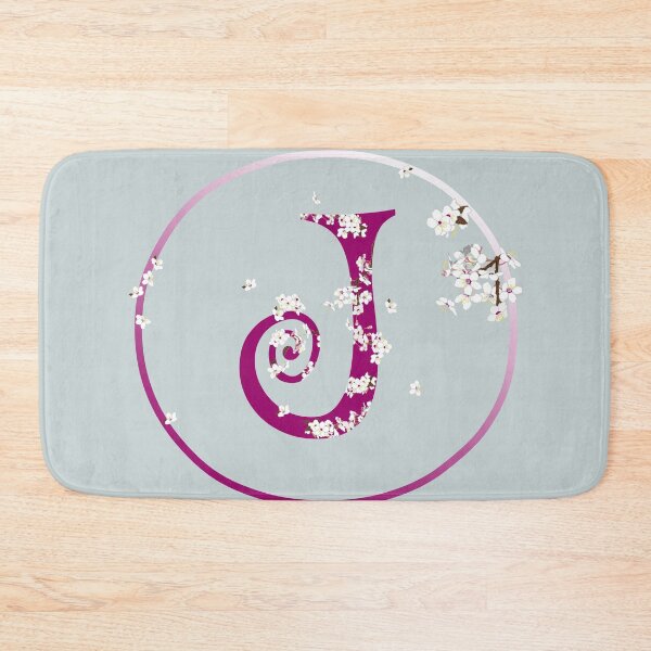 Item preview, Initial J with flowers designed and sold by Emi Yañez.
