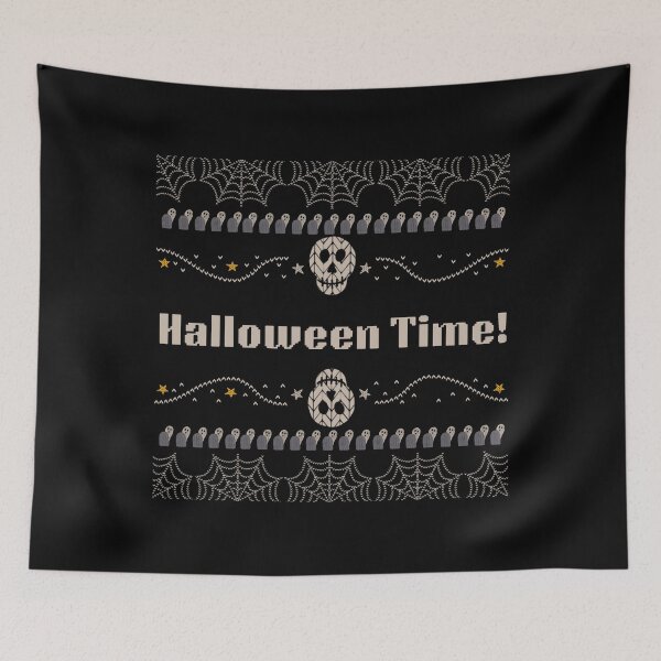 Item preview, Halloween Time Ugly Halloween Sweater designed and sold by ChromaCass.