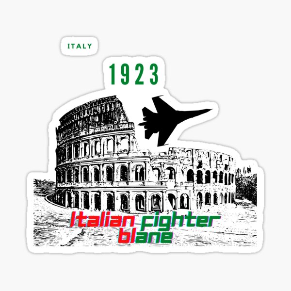 Autocollant Alitalia Brillant Vintage - Années 80, Sticker Publicitaire Italie