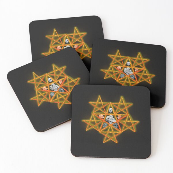 Item preview, Fire pentagram skulls designed and sold by DCSMKreativ.