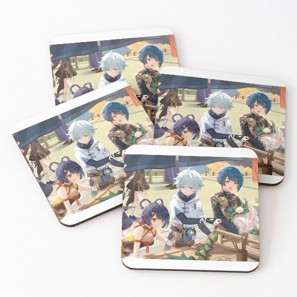 Item preview, Xiangling, Chongyun and Xingqiu designed and sold by Lauwuuh.