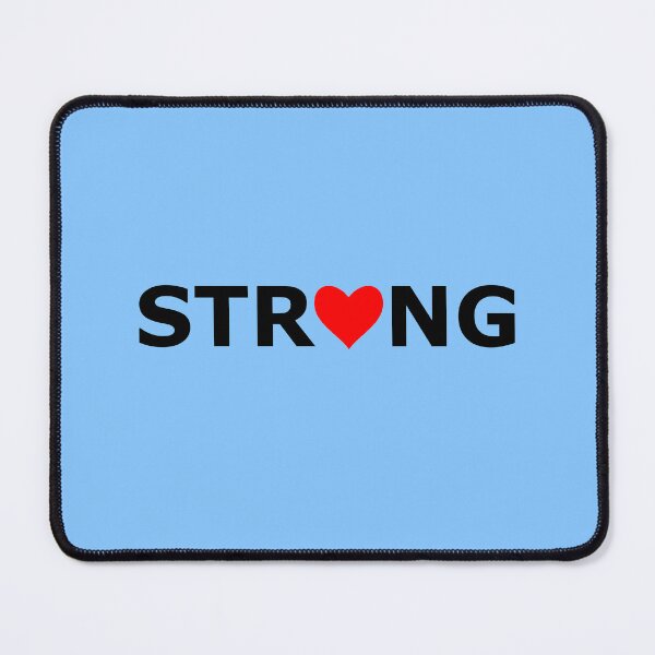 Item preview,   Minimal Style Bold Text Inspirational Quote Strong Heart designed and sold by wenjunior.