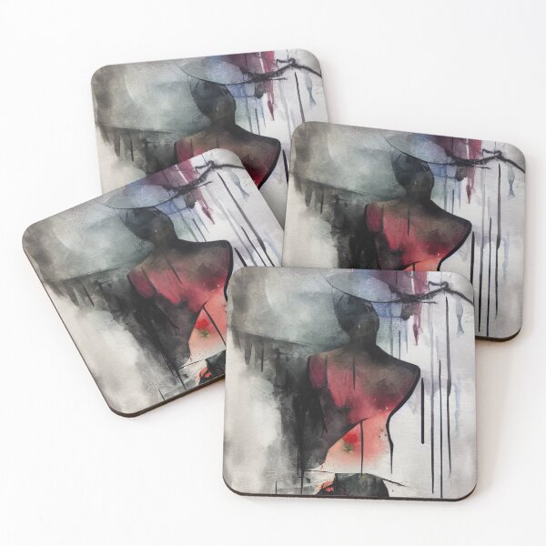 Item preview,  unique special imagenary silhouette of a woman in fall season in a abstract fashion designed and sold by SpaiDox.