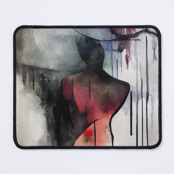 Item preview, unique special imagenary silhouette of a woman in fall season in a abstract fashion designed and sold by SpaiDox.