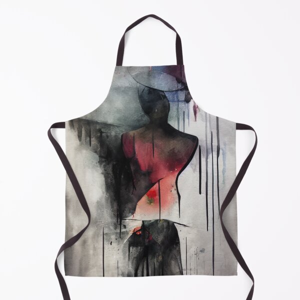 Item preview, unique special imagenary silhouette of a woman in fall season in a abstract fashion designed and sold by SpaiDox.
