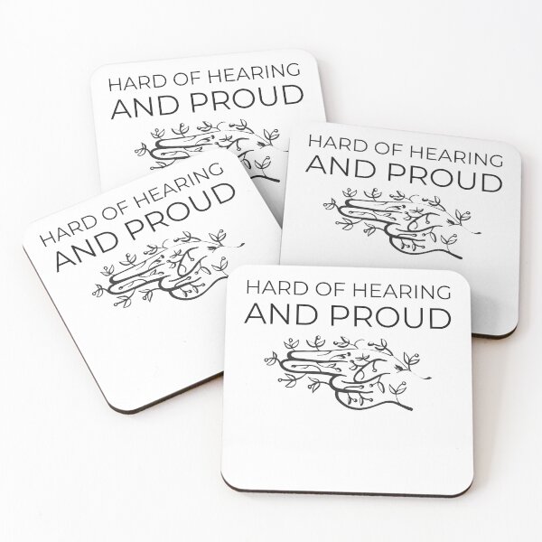 Item preview, Hard of hearing and proud  designed and sold by Aleecapps17.