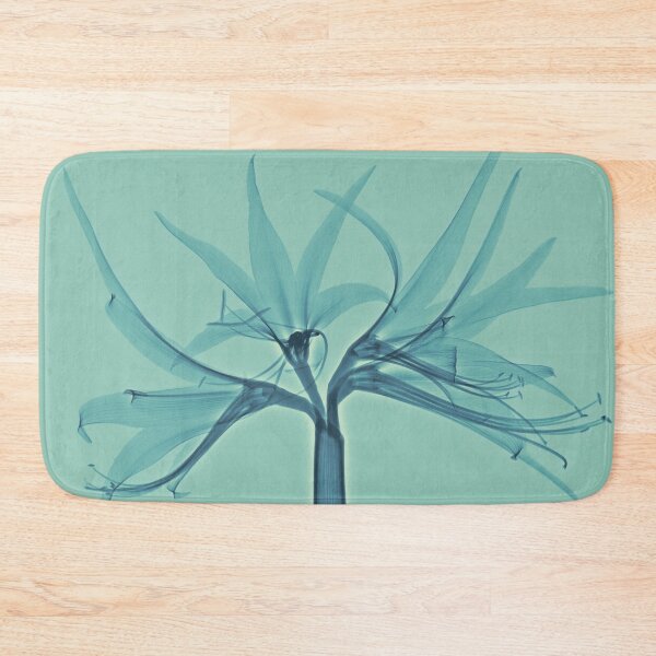 Item preview, Flower in green and blue, amaryllis designed and sold by Lanuma.