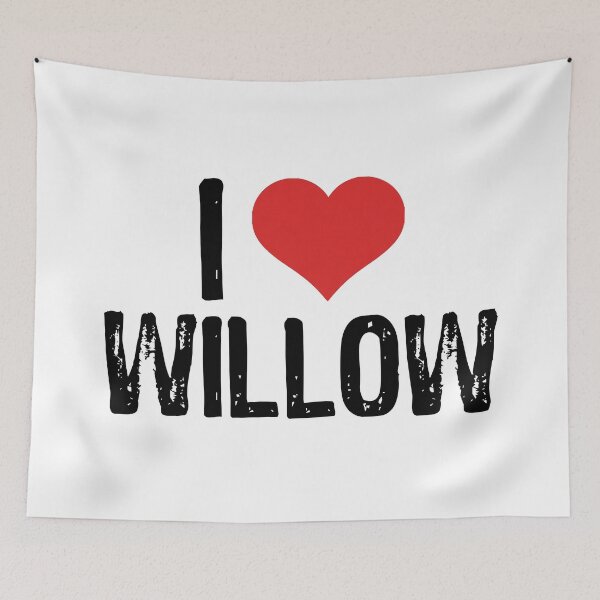 Item preview, I Love Willow designed and sold by The "I Love Everything" Shop.