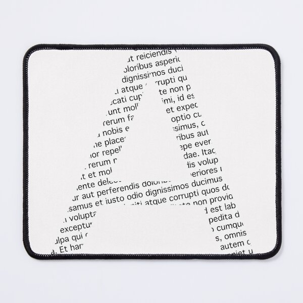 Item preview, Typographic monogram cutout designed and sold by Emi Yañez.