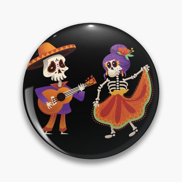 Artikelvorschau,  Ballett Folklorico Skeleton Sugar Skull Day Of The Dead entworfen und verkauft von Med ing.