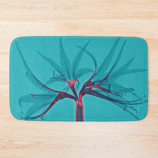 Item preview, Flower in turquoise and red, amaryllis designed and sold by Lanuma.