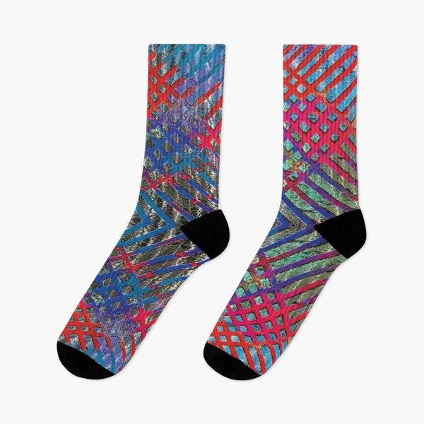 Item preview, abstract geometric multicolored pattern designed and sold by ErhanArt.