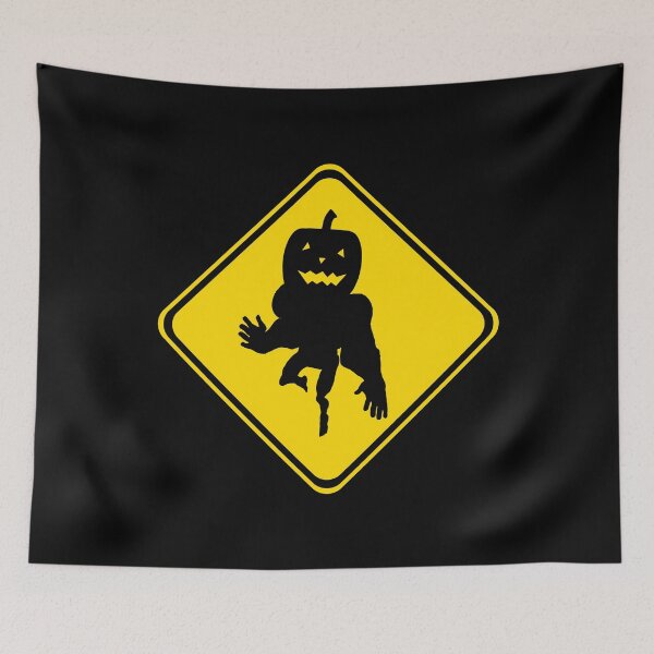 Item preview, Attention: Halloween Ahead! designed and sold by Mythos57.