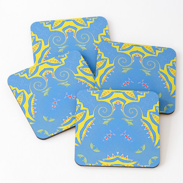Item preview, ARUBA - ABSTRACT PAINTED FLAG OF ARUBA  - ONE HAPPY ISLAND designed and sold by Ralek.