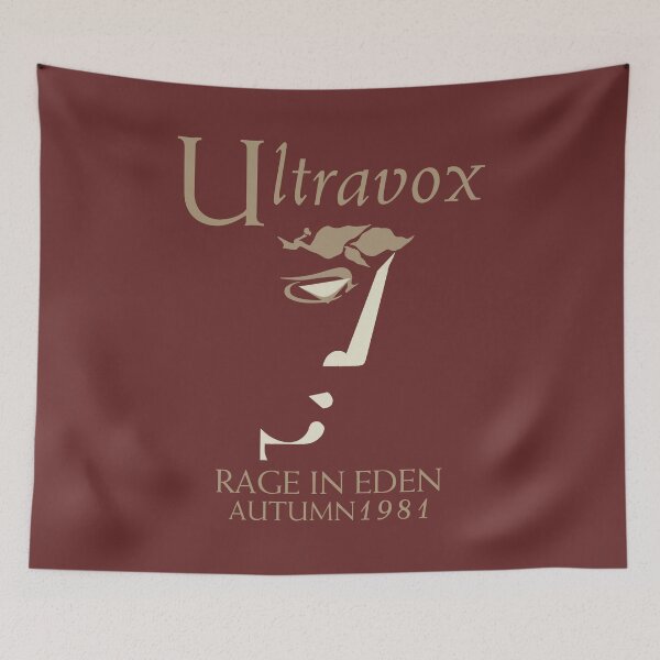 Item preview, 'Rage In Eden' Festival Face (Red) designed and sold by Only Japan, Bowie, New Order, Ultravox.