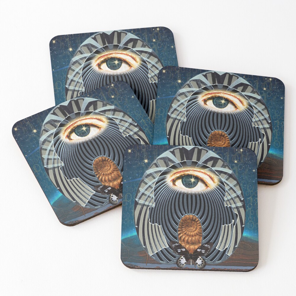 Item preview, Coasters (Set of 4) designed and sold by rootzero.