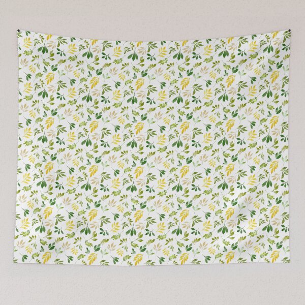 Item preview, Leafy Greens - An assemblage of Yellow and Green Leaves designed and sold by Orly Fuchs Galchen.