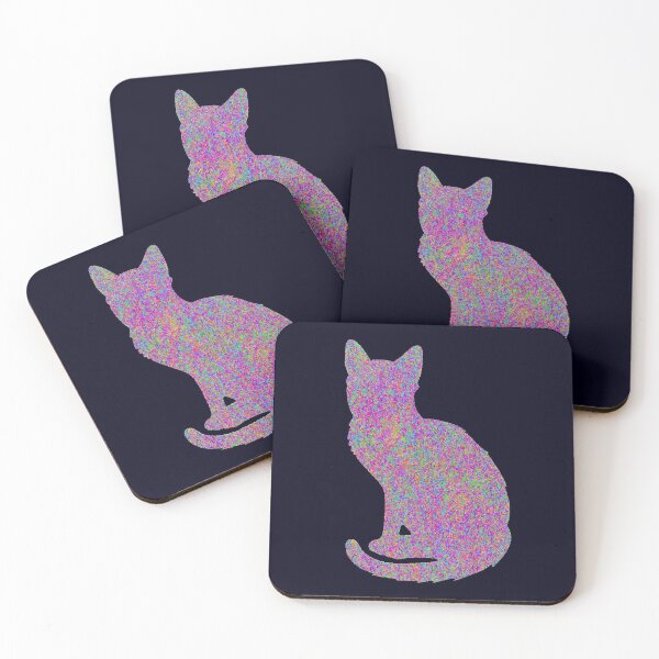 Item preview, Speckle Kitty Silhouette designed and sold by Amanda1775.