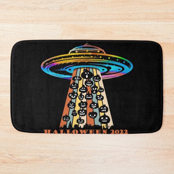 Item preview, Alien Abduction Pumpkins Flying Saucer UFO Vintage Halloween designed and sold by Crazy Trendy Designs.