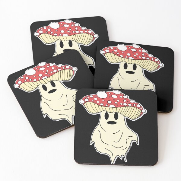 Item preview, Ghosty the Mushroom Ghost designed and sold by ELDigitals.