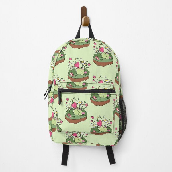 Item preview, Cute Kawaii Pastel Color Frog with a Strawberry #5 designed and sold by Annisa Yuwanda.