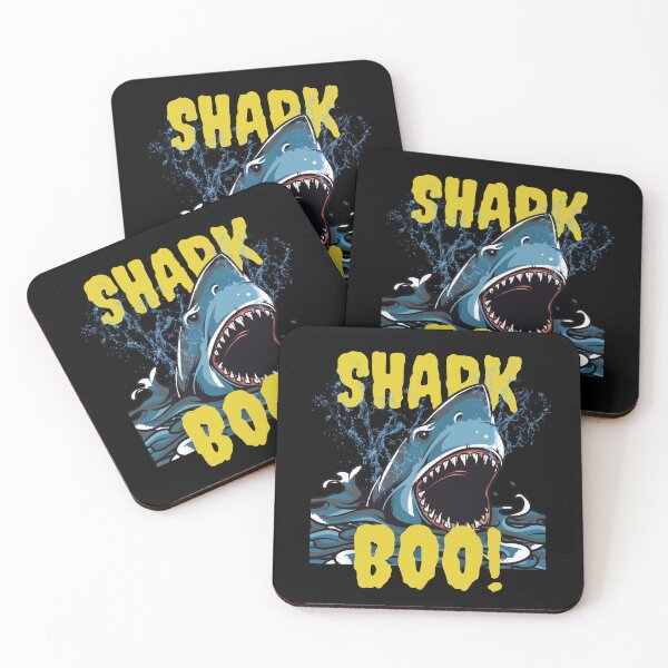 Item preview, Funny Shark Halloween Boo Spooky Ghost Costume Boys Kids designed and sold by Amazefishker.