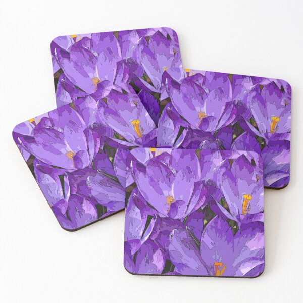 Item preview, Purple Crocuses  designed and sold by Ethna Gillespie.