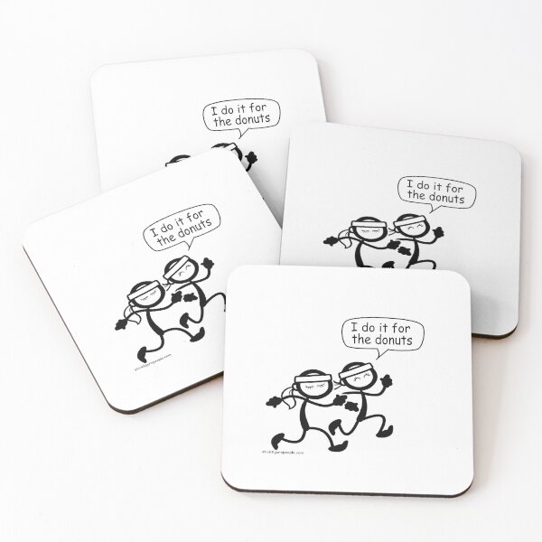 Item preview, Girls Jogging - I do it for the Donuts designed and sold by Coop & Company Designs.