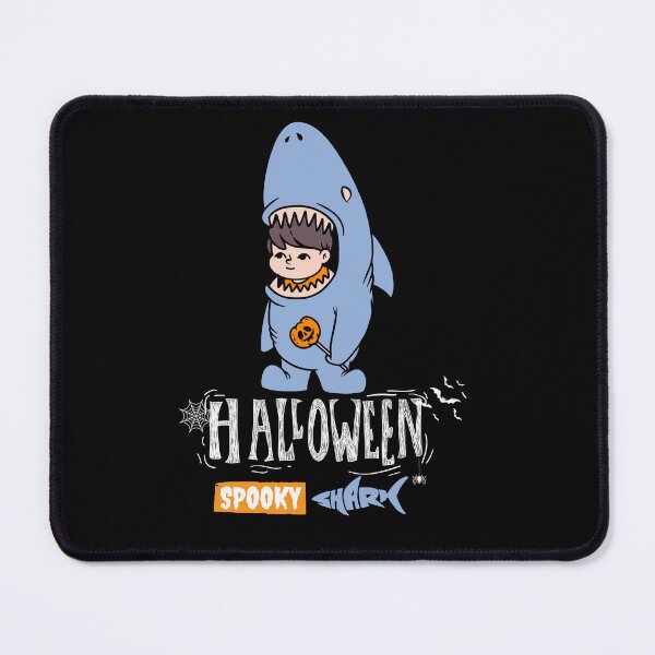 Item preview, Funny Shark Halloween Boo Spooky Ghost Costume Boys Kids designed and sold by Amazefishker.