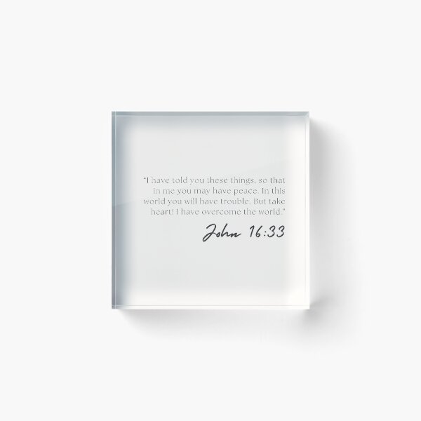 Item preview, John 16:33 designed and sold by successmom.