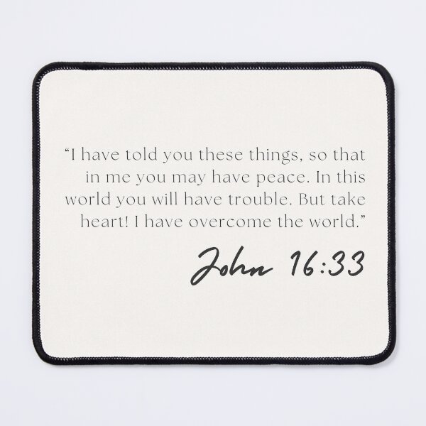 Item preview, John 16:33 designed and sold by successmom.