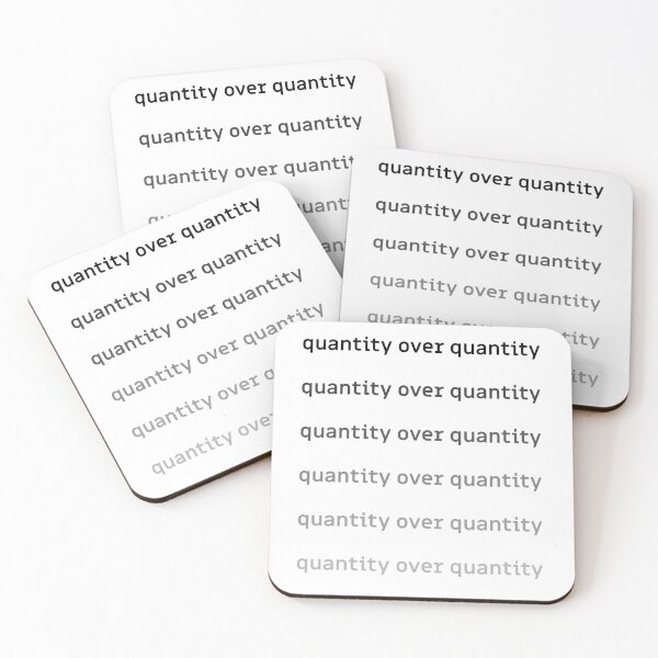 Item preview, quantity over quantity designed and sold by coronarypassion.