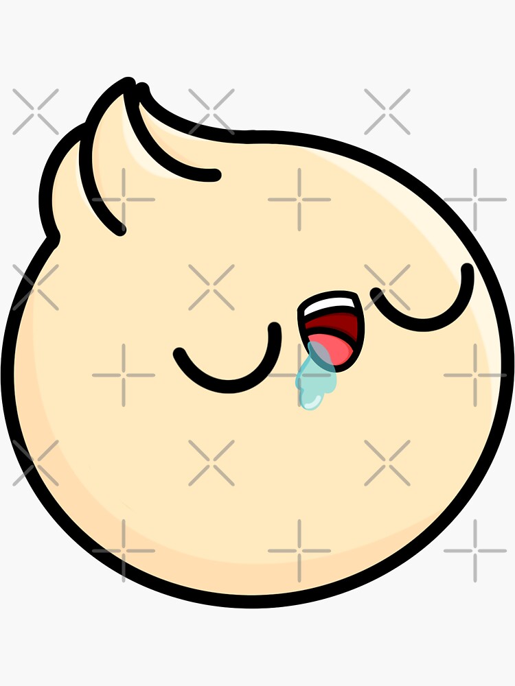 Cute Cartoon Dumpling Bao Kawaii Sticker For Sale By