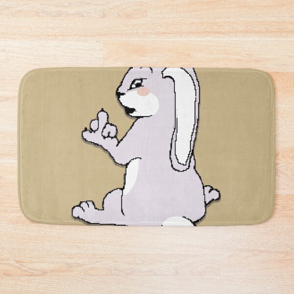 Item preview, Pixel Grumpy Bunny designed and sold by ViewerEqualsPhoton.