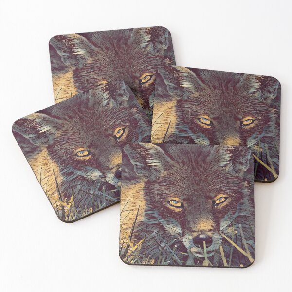 Item preview, Fox Close Up Menacing Eyes Edition designed and sold by McThingummy.