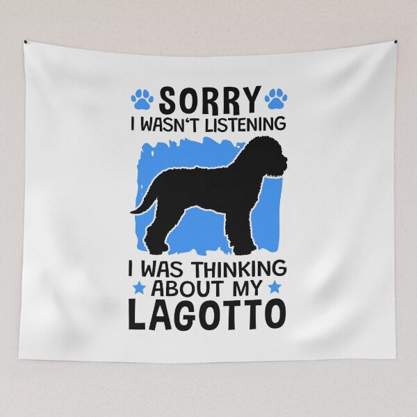 Item preview, Thought of Lagotto Romagnolo truffle dog designed and sold by madgrfx.