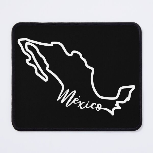 Item preview, México map mexican pride merch line art designed and sold by T-Mex.